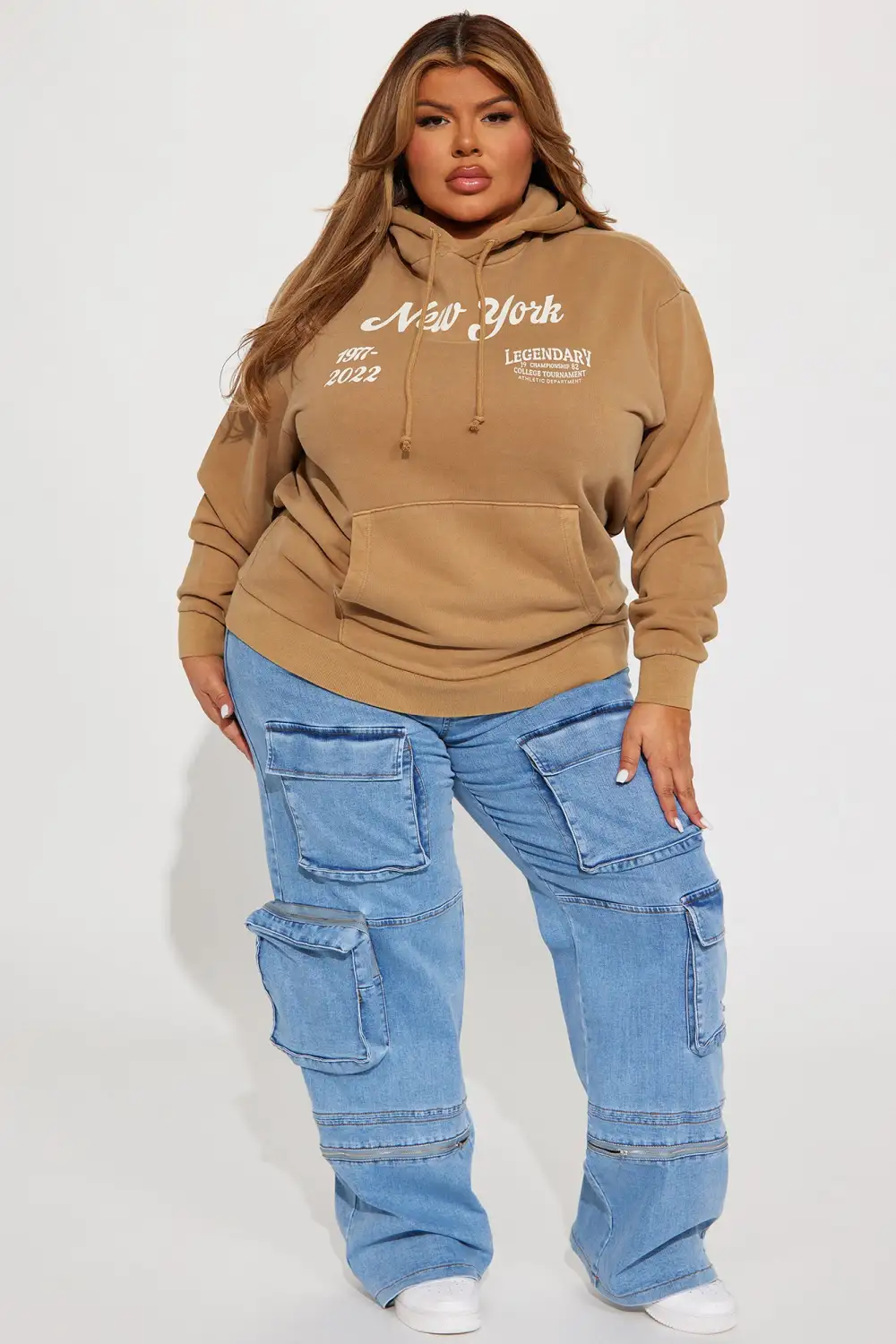 New York Baby Graphic Hoodie - Taupe