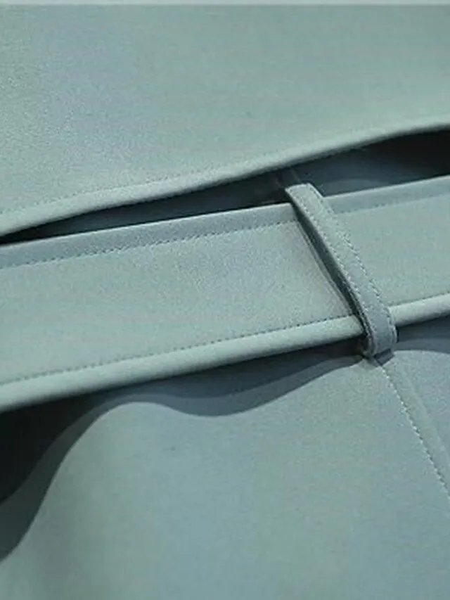 Women's Trench Coat Long Over Coat Fall Winter Coat with Belt Elegant Stylish Simple Minimalist Jacket Long Sleeve Bean Green Black khaki