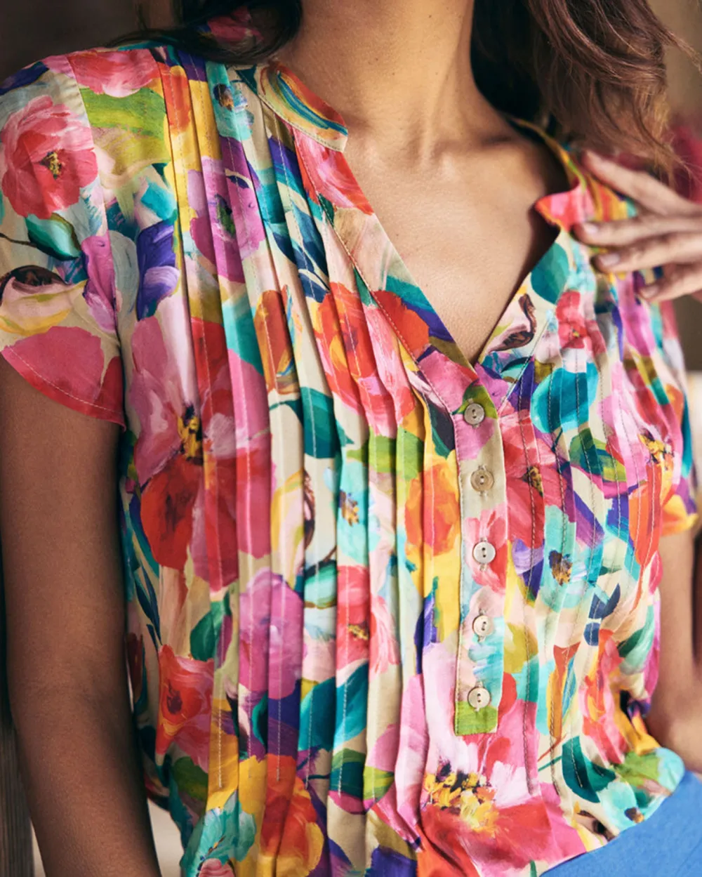 Lightweight Print Blouse