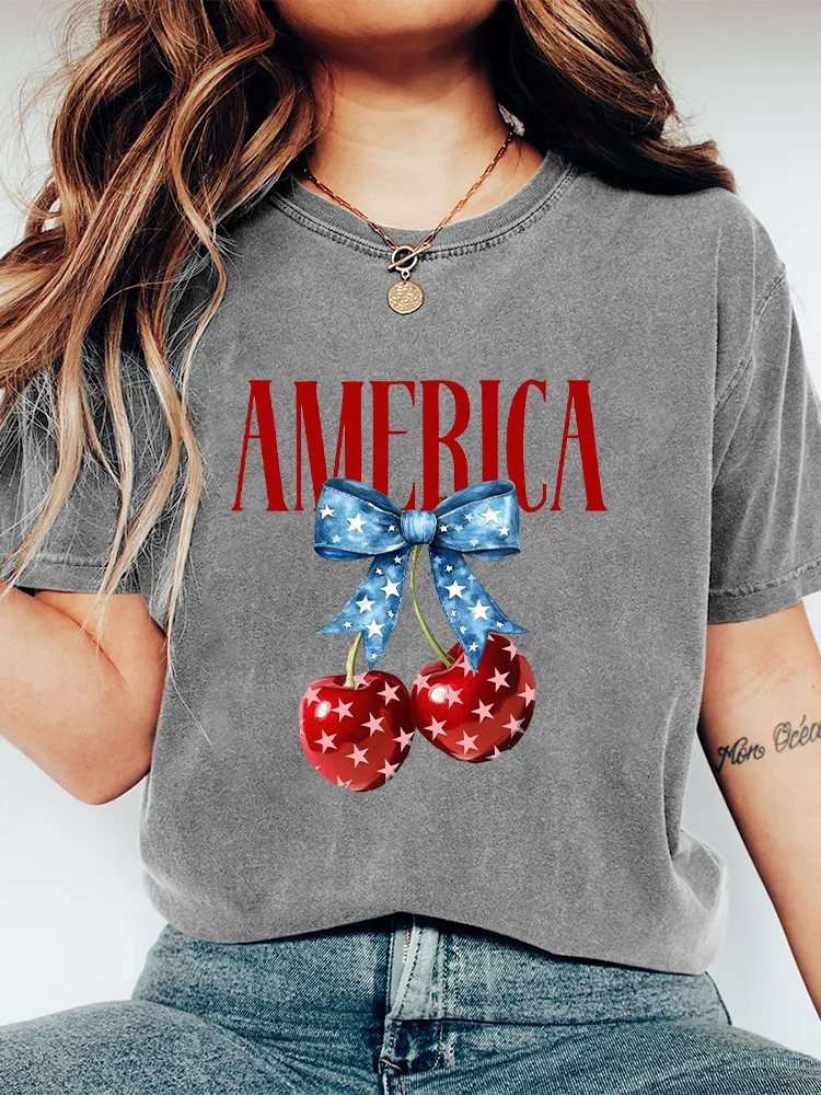 Women'S America Printed T-Shirt