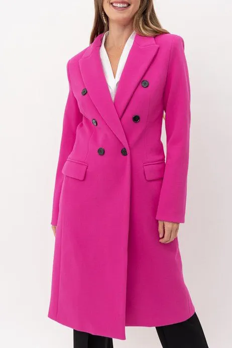 Casual Double Breasted Lapel Coat