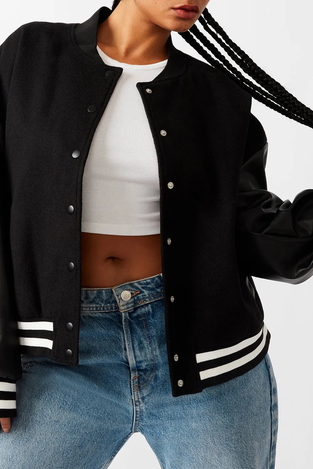 VARSITY JACKET BLACK