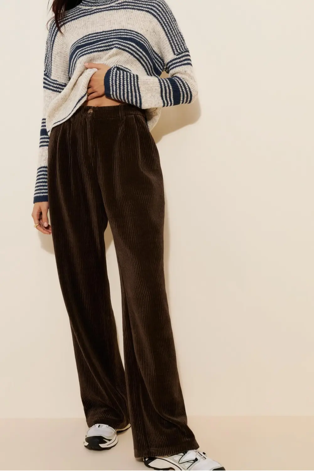 Simon High-Rise Corduroy Pants