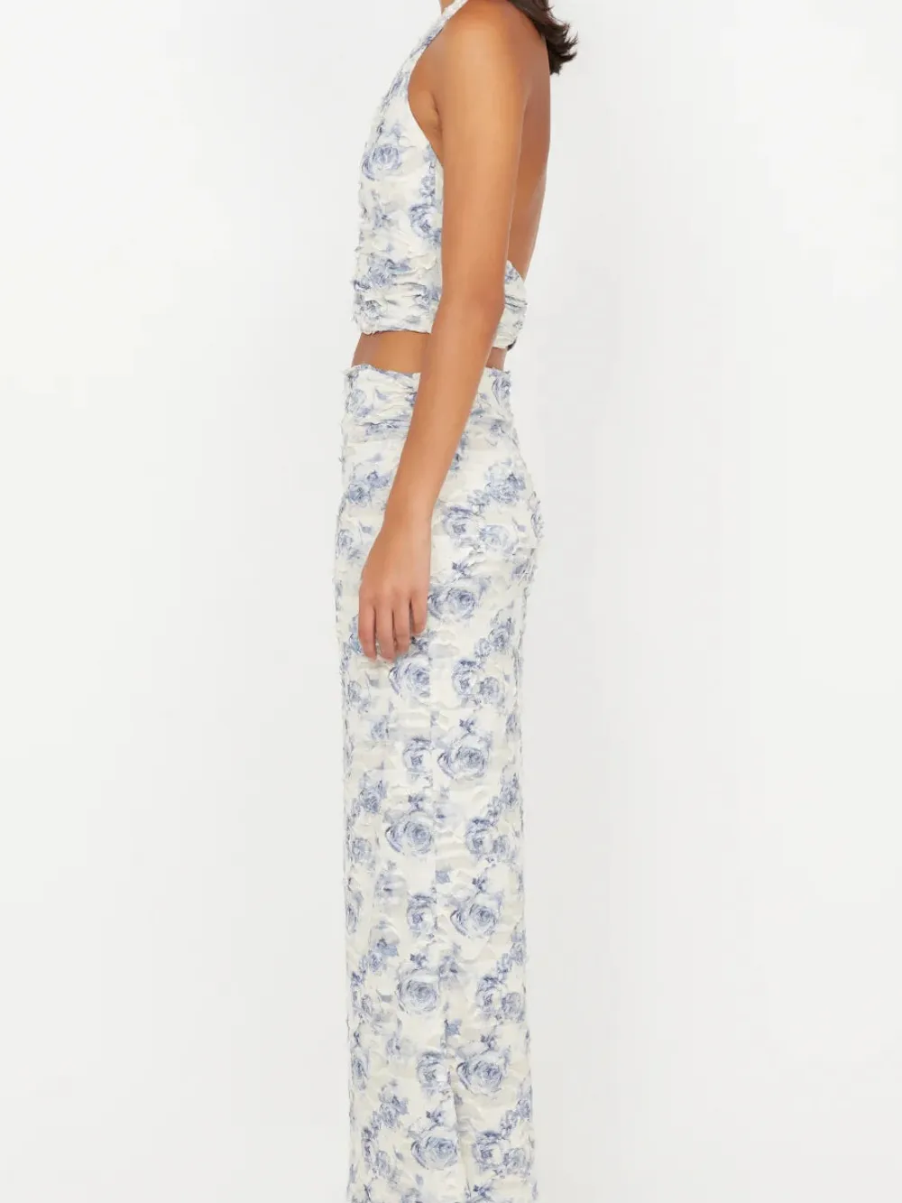 Casual Style Maxi Skirt Porcelain Rose