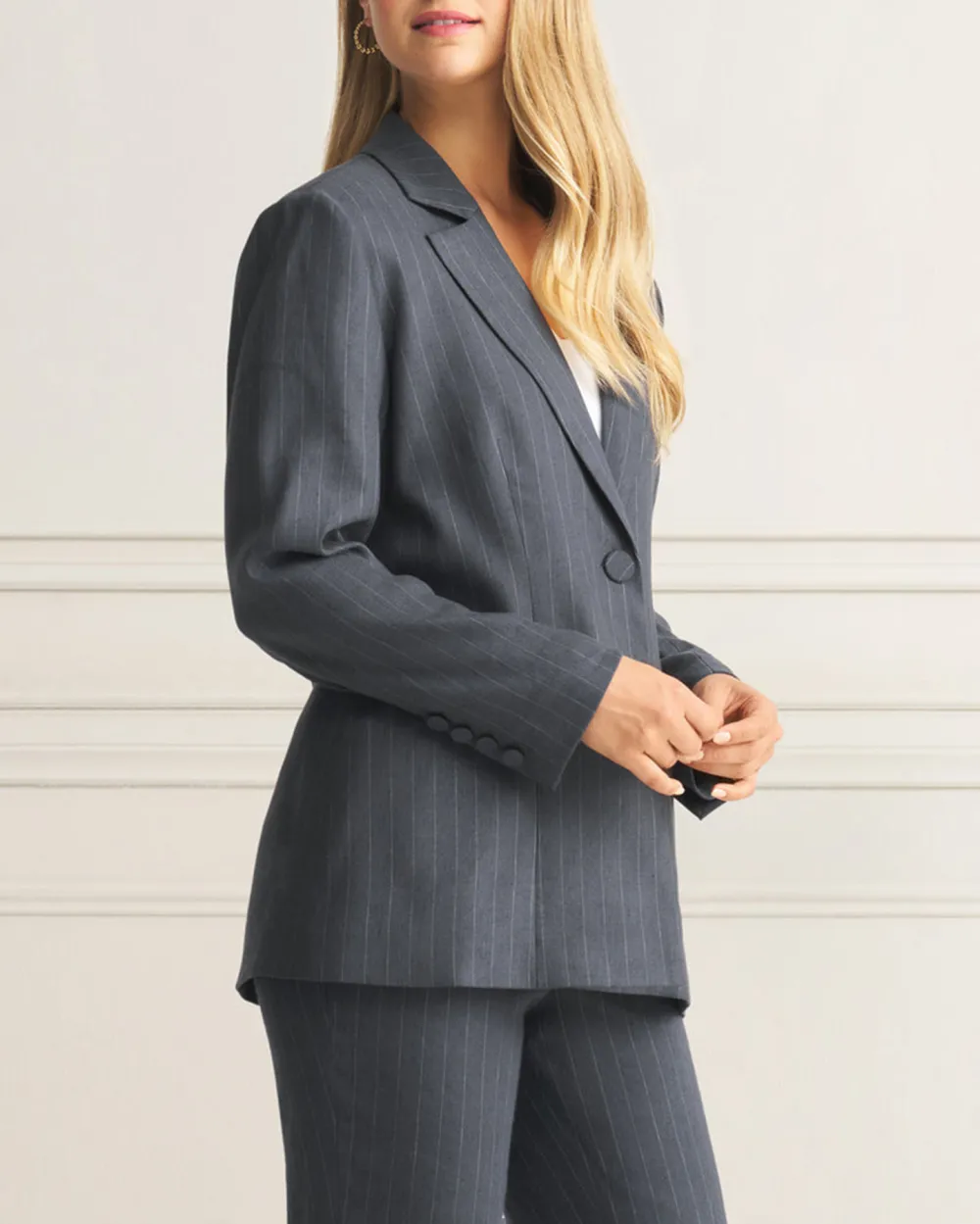 Long Line Linen Jacket