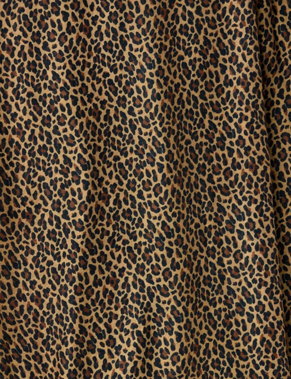 Fashionable Leopard Print Brown Scarf