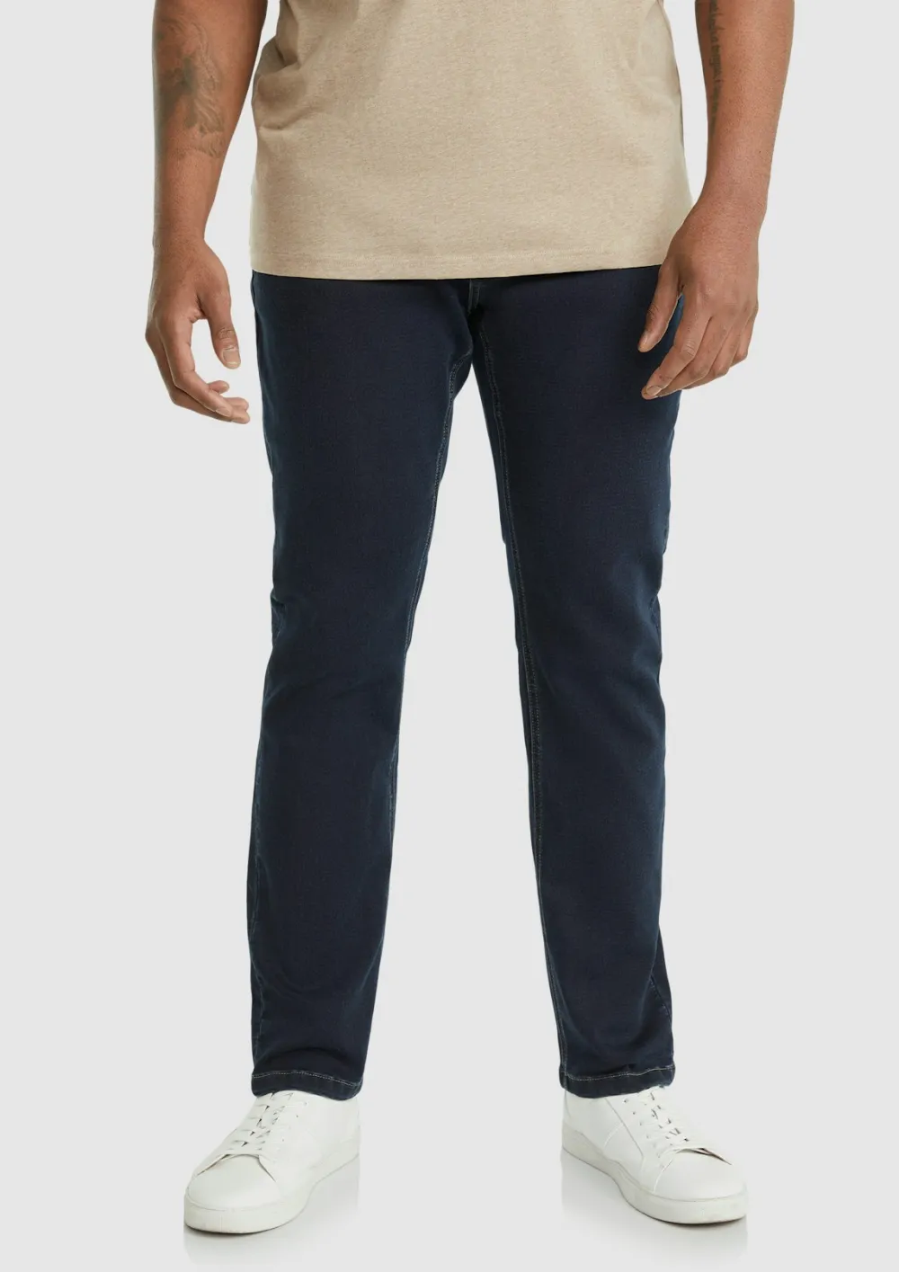 BLACK REGULAR KNIT JEAN