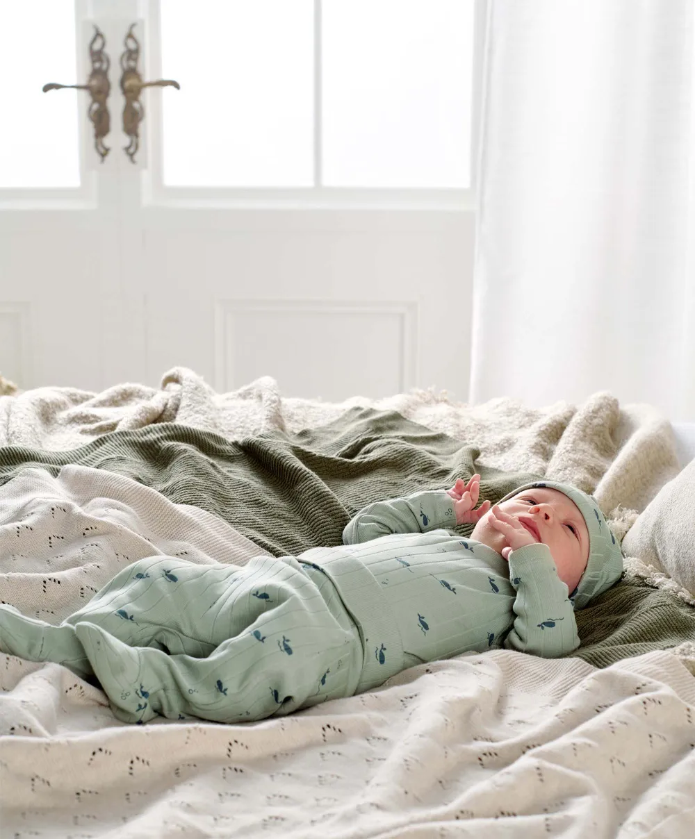 Whale Outfit Set (3 Piece) - Green