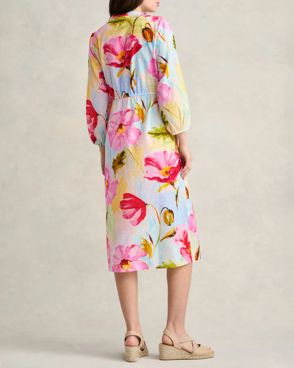 Printed Cotton Shirt Dress