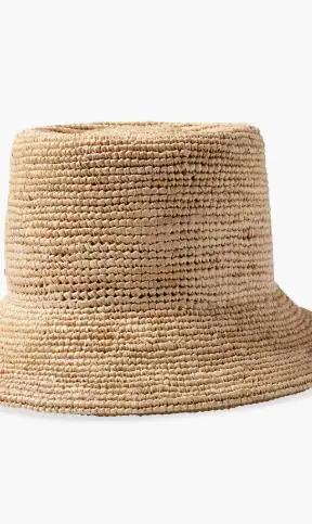 Straw Packable Bucket Hat