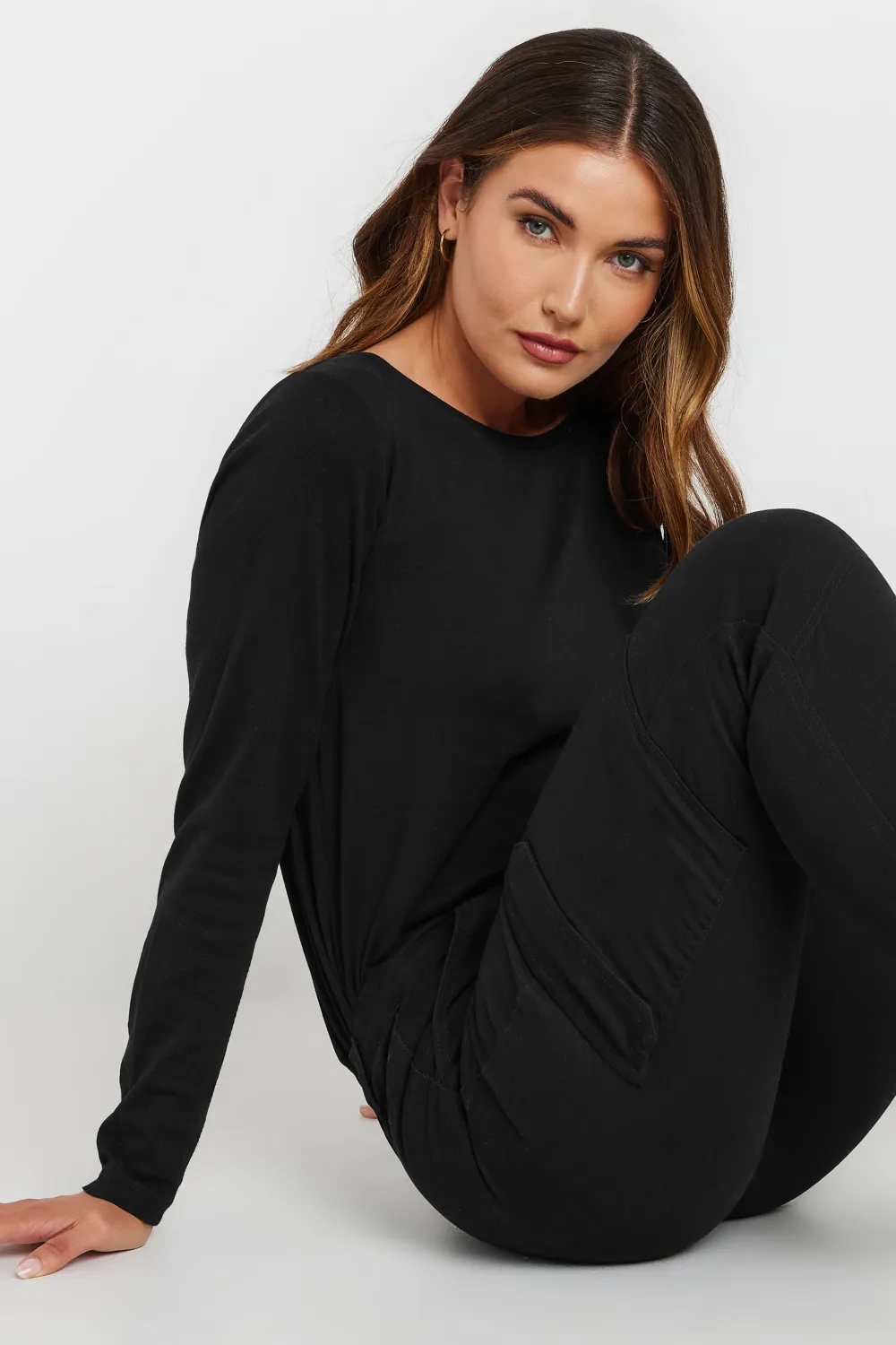 LTS Tall Black Cargo Skinny Jeans