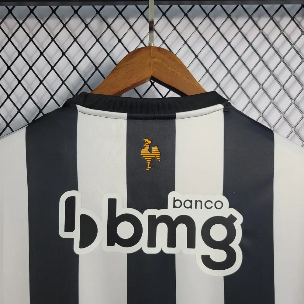Camisa Atlético Mineiro Home 22/23 - Preta e Branca