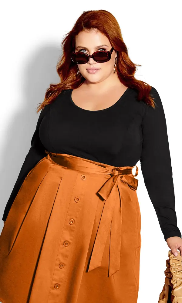 Evans Brown Uptown Girl Dress