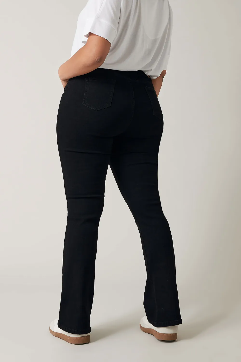 EVANS Curve Indigo Blue Denim Bootcut Jeans