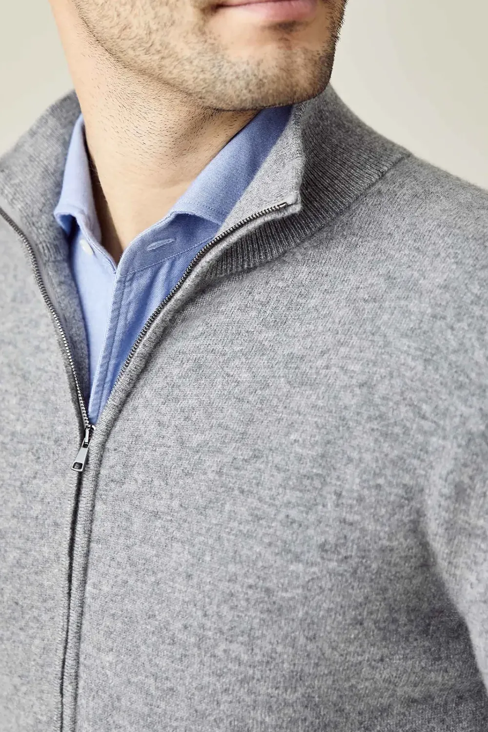 Zip Casual Style Cardigan