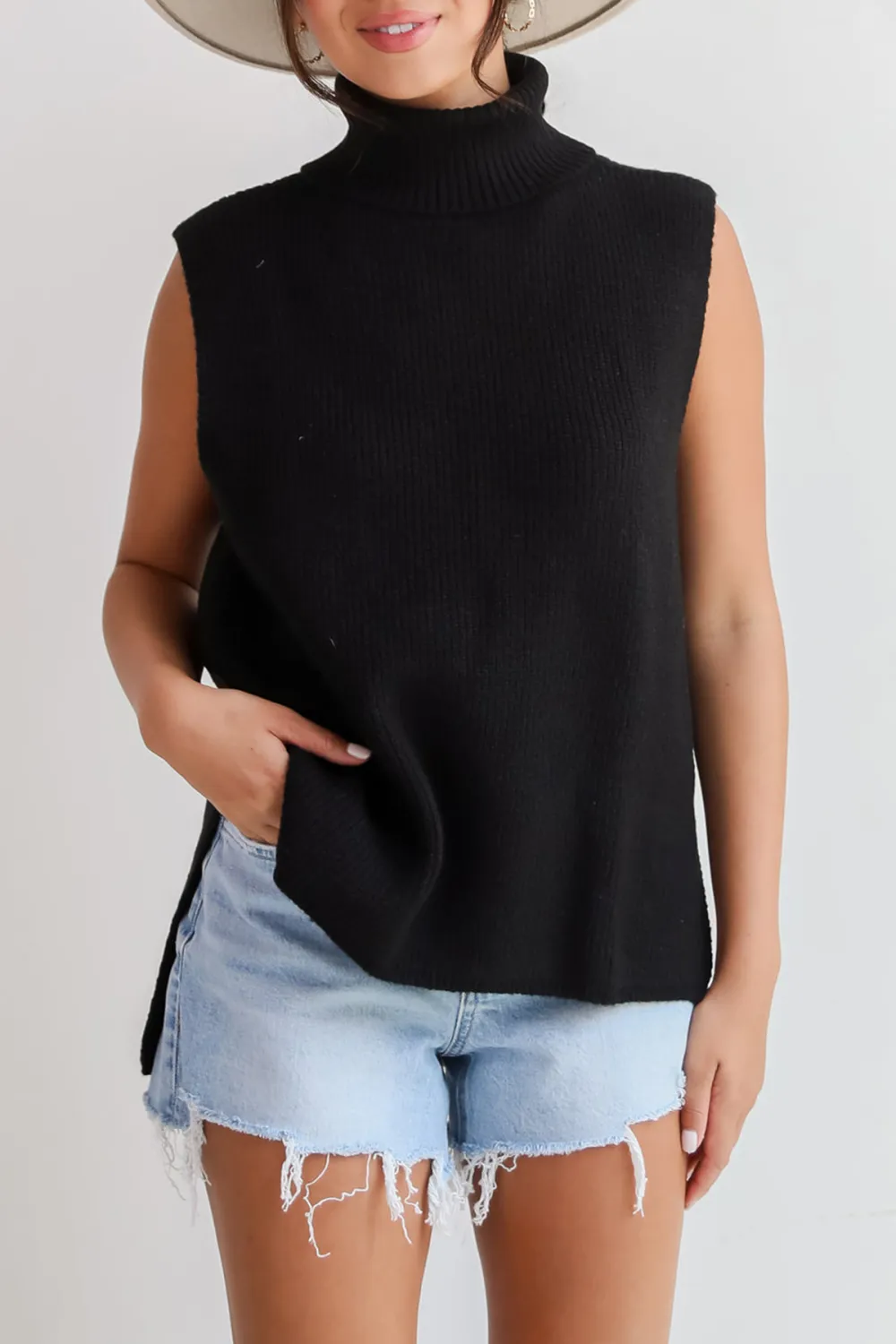 Sophisticated Ways Turtleneck Sweater Top