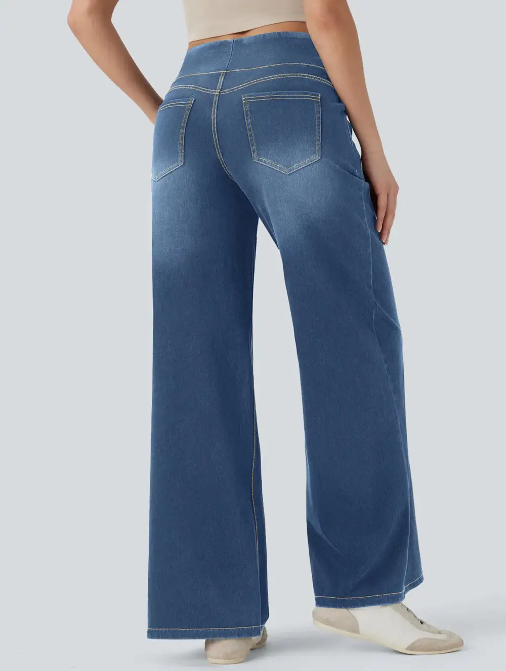 High Waisted Stretch Slim-Fit Jeans