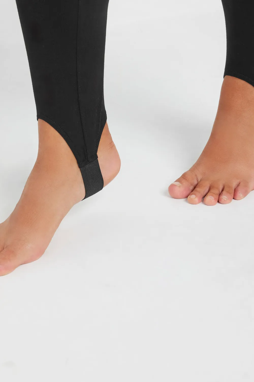 Curve Black Stretch Stirrup Leggings