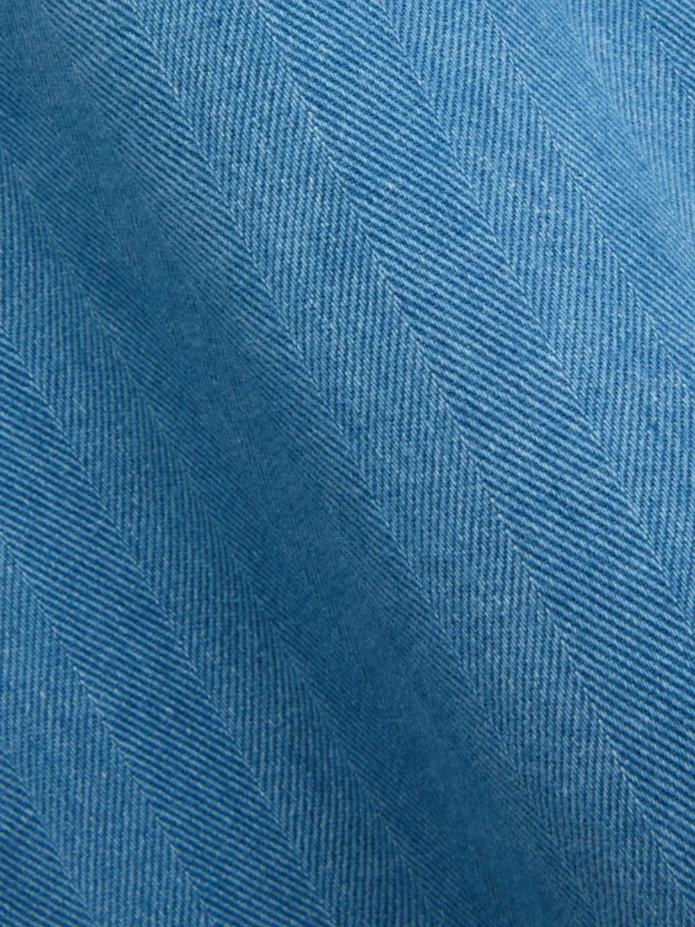 Casual Style  Indigo Cotton Shirt