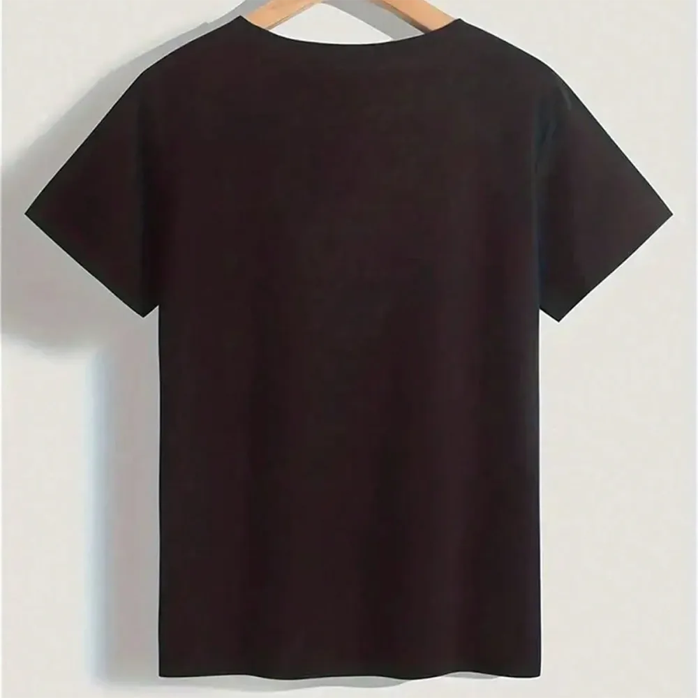 Love Mama Printed Round Neck Short Sleeve T-Shirt