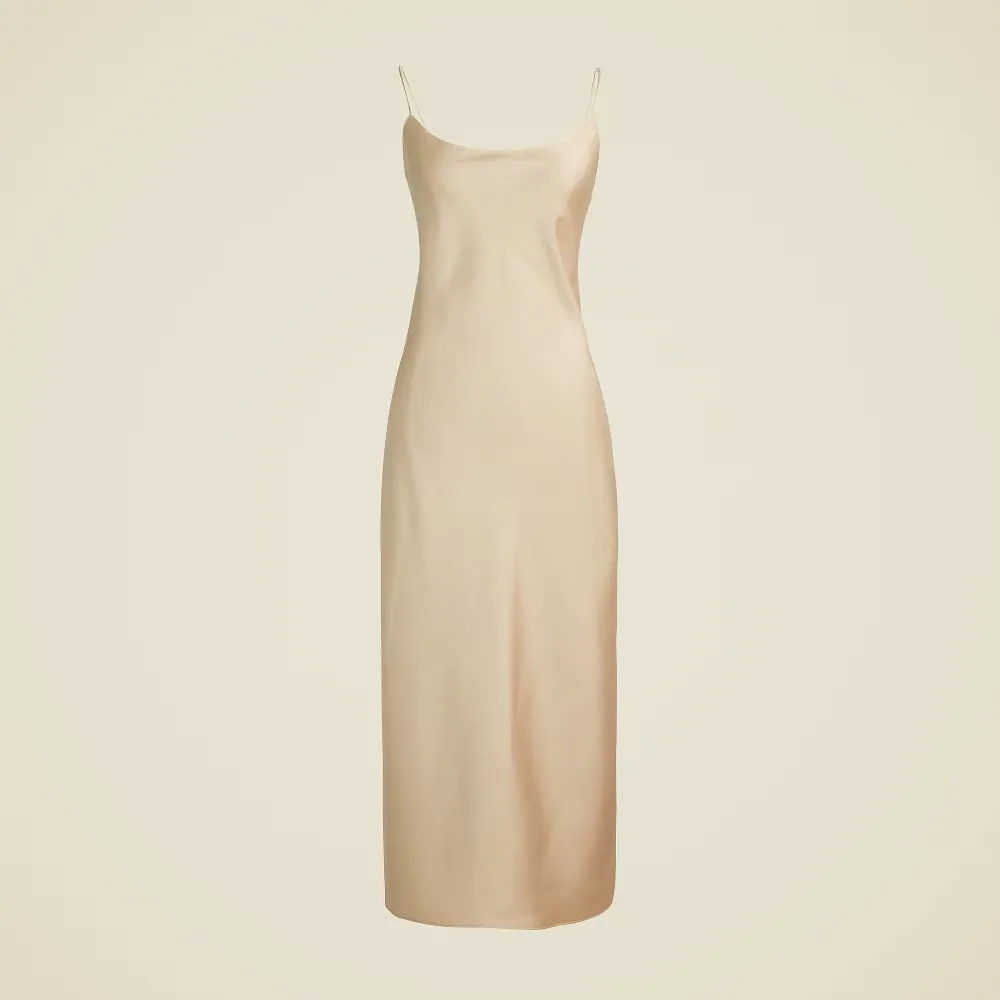 Gwyneth slip dress in luster charmeuse