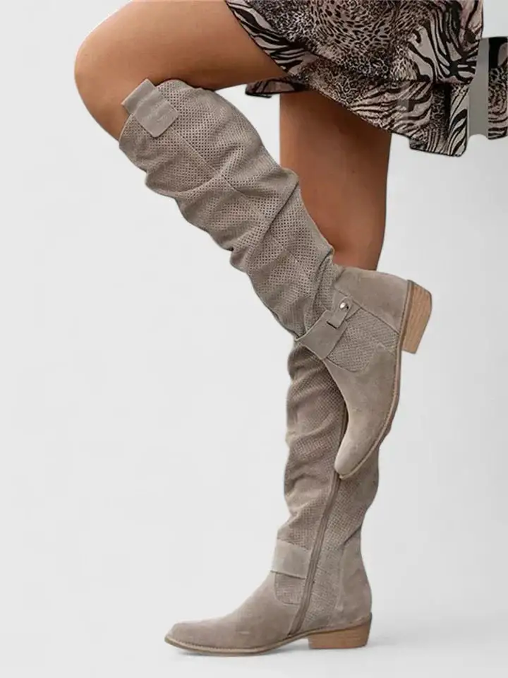 Tread Sole Ankle Boots
