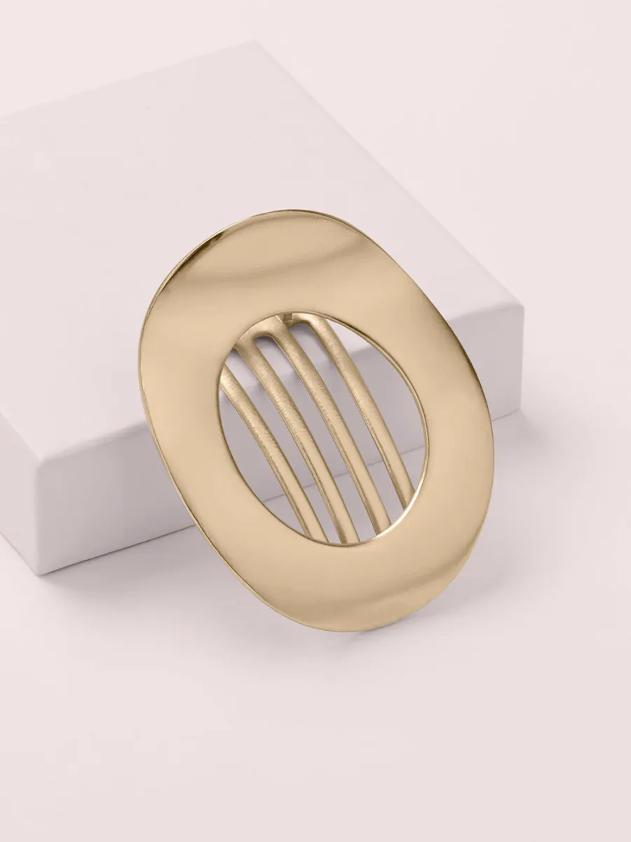 Oval Minimalist Hair Clip