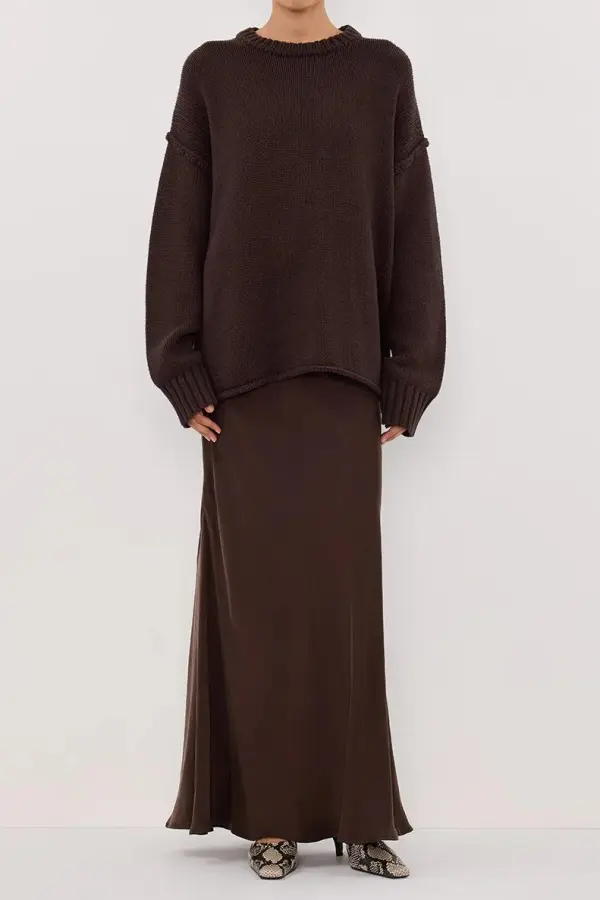 LONGLINE KNIT JUMPER