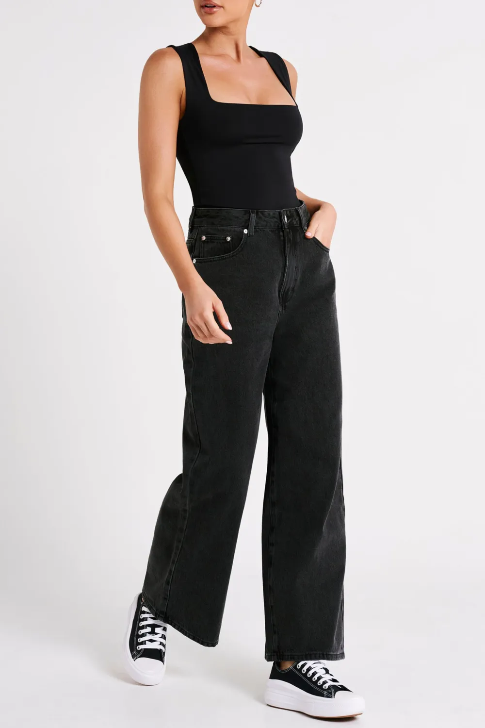 Recycled Nylon Long Line Top