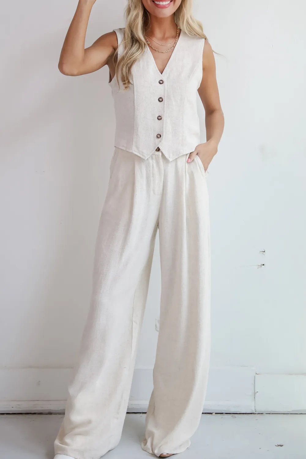 Sophisticated Era Linen Pants