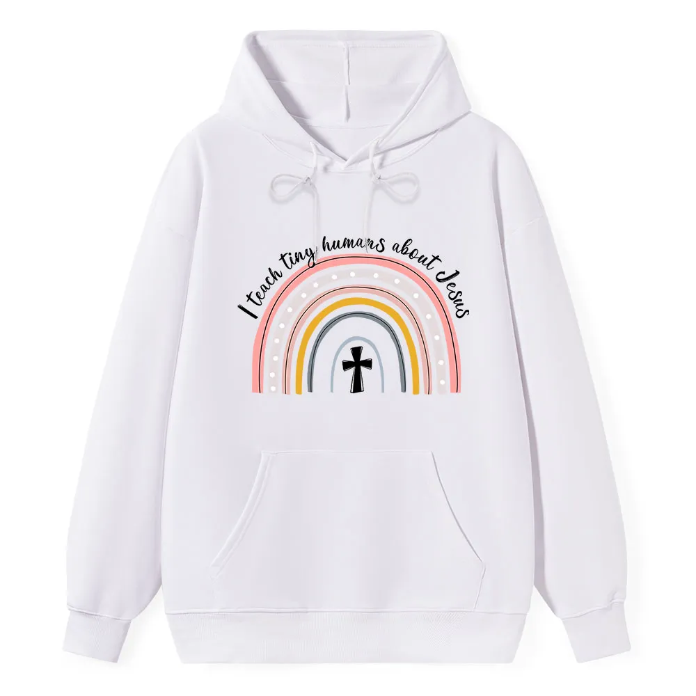 Personalized I Teach Tiny Humans About Jesus Hoodie