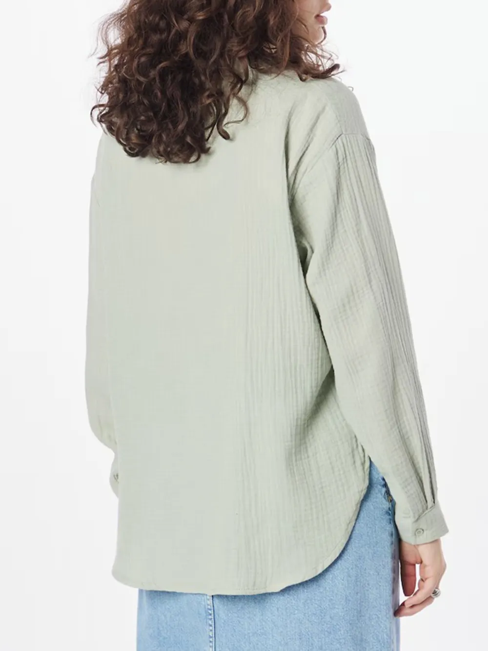 Lapel Long Sleeve Casual Style Blouses