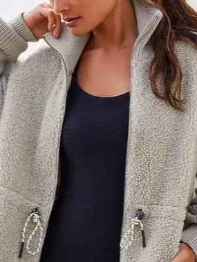 Loose Casual Teddy Velvet Teddy Jacket