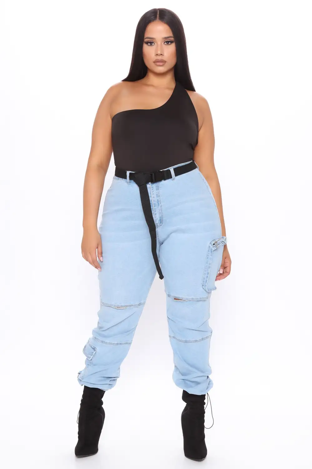 Lora Jean Bodysuit - Black