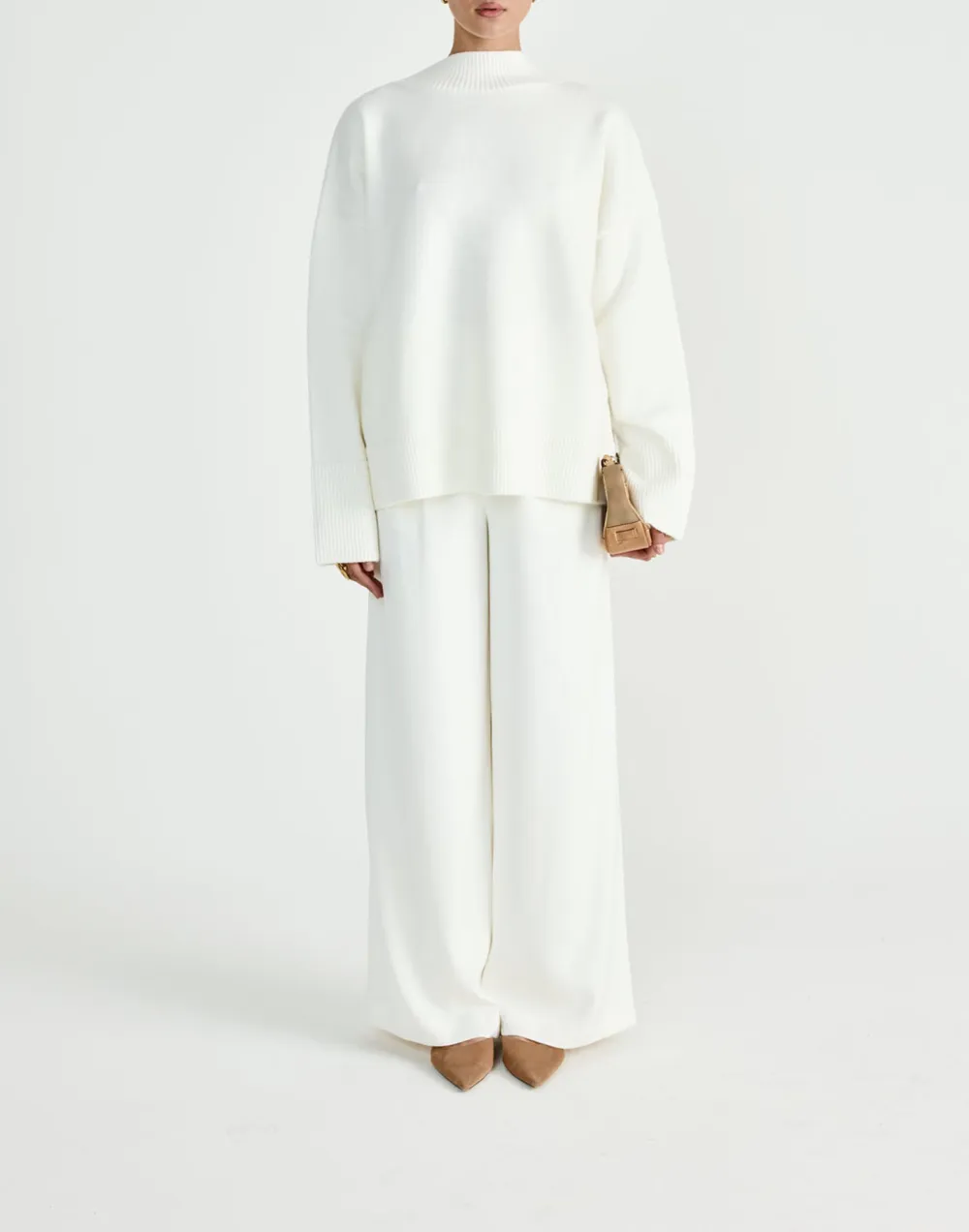 Simple Oversized Loose Knit Top