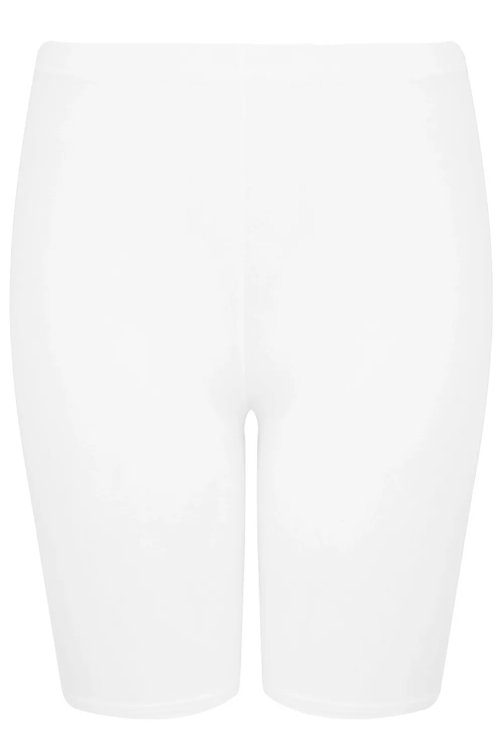 YOURS FOR GOOD Curve Black Essential Cotton Stretch Cycling Shorts