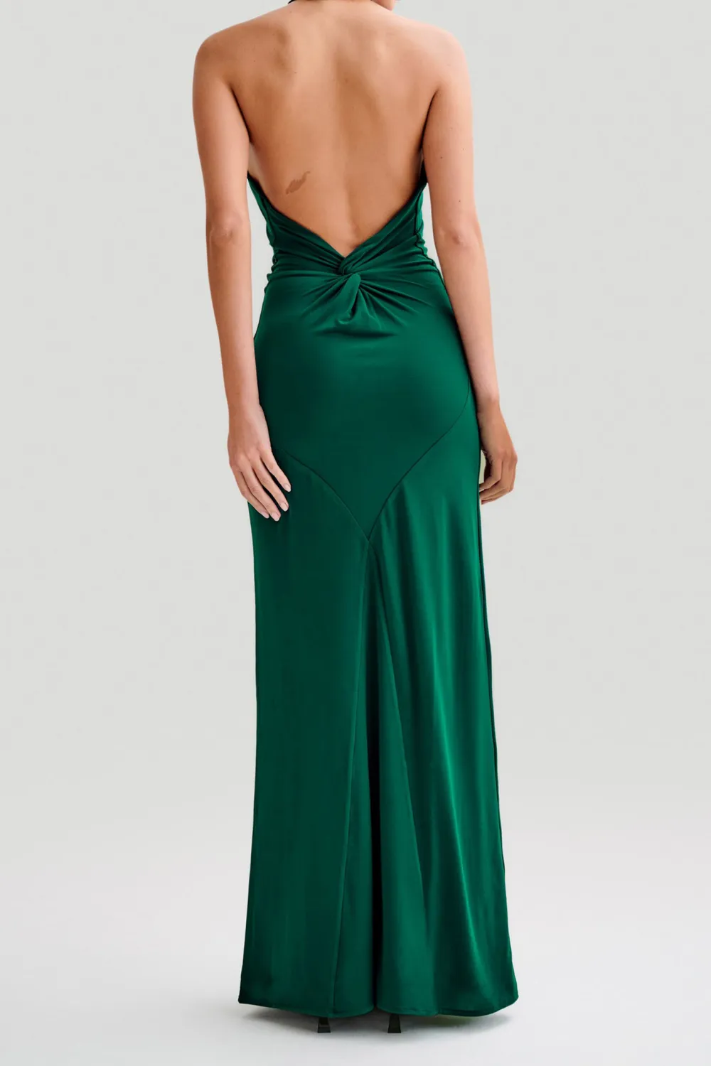 Slinky Halter Maxi Dress
