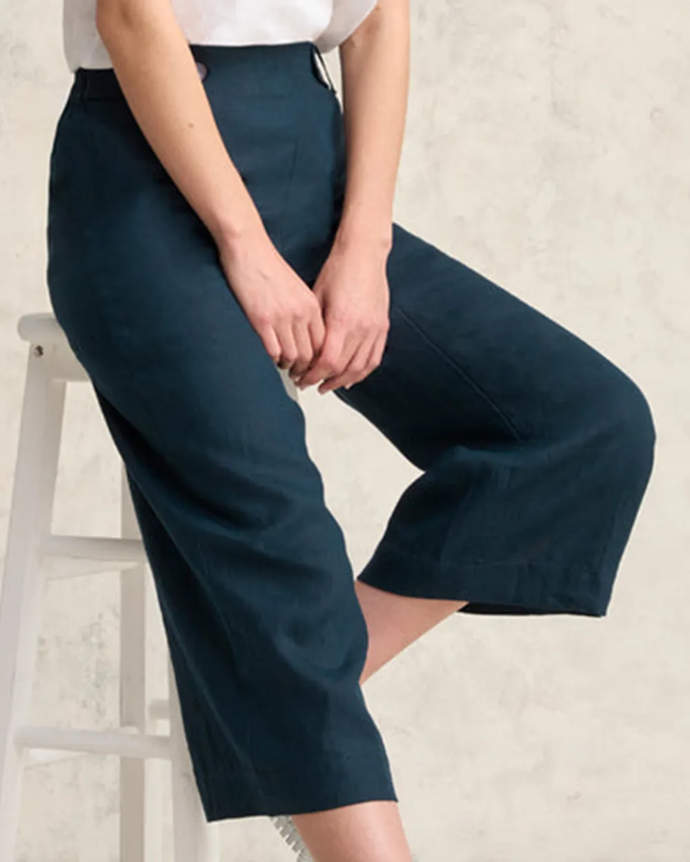 Dark Wash Wide Leg Pants