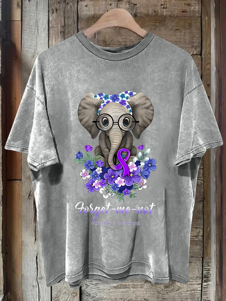 Men'S Forget Me Not Alzheimer'S Aweareness T-Shirt