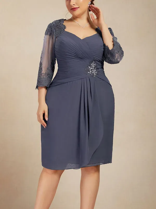 Waist Chiffon Simple Temperament Bridal Mother Dress