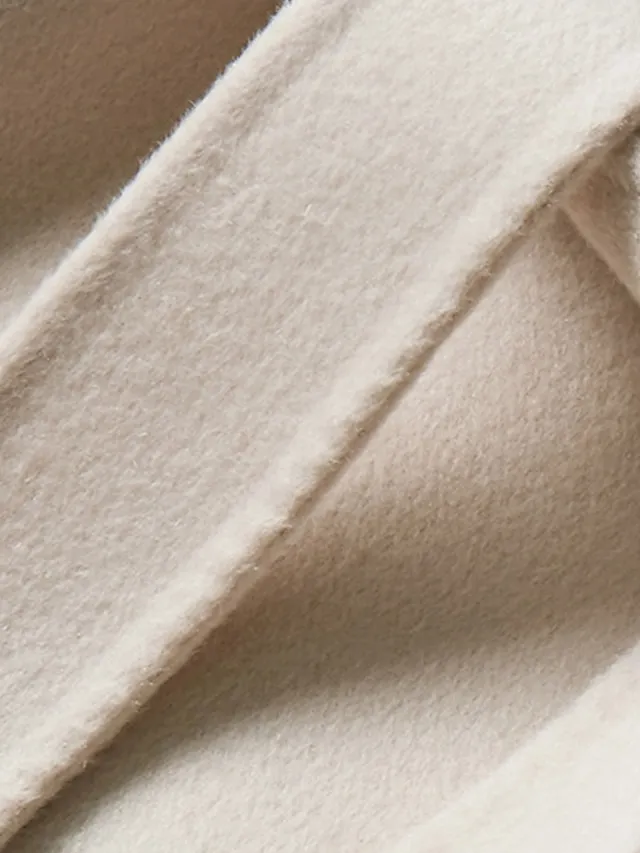 Women's Winter Coat Coat Warm Breathable Outdoor Daily Wear Vacation Going out Pocket With Belt Single Breasted Turndown Active Fashion Comfortable Street Style Solid Color Regular Fit Outerwear Long