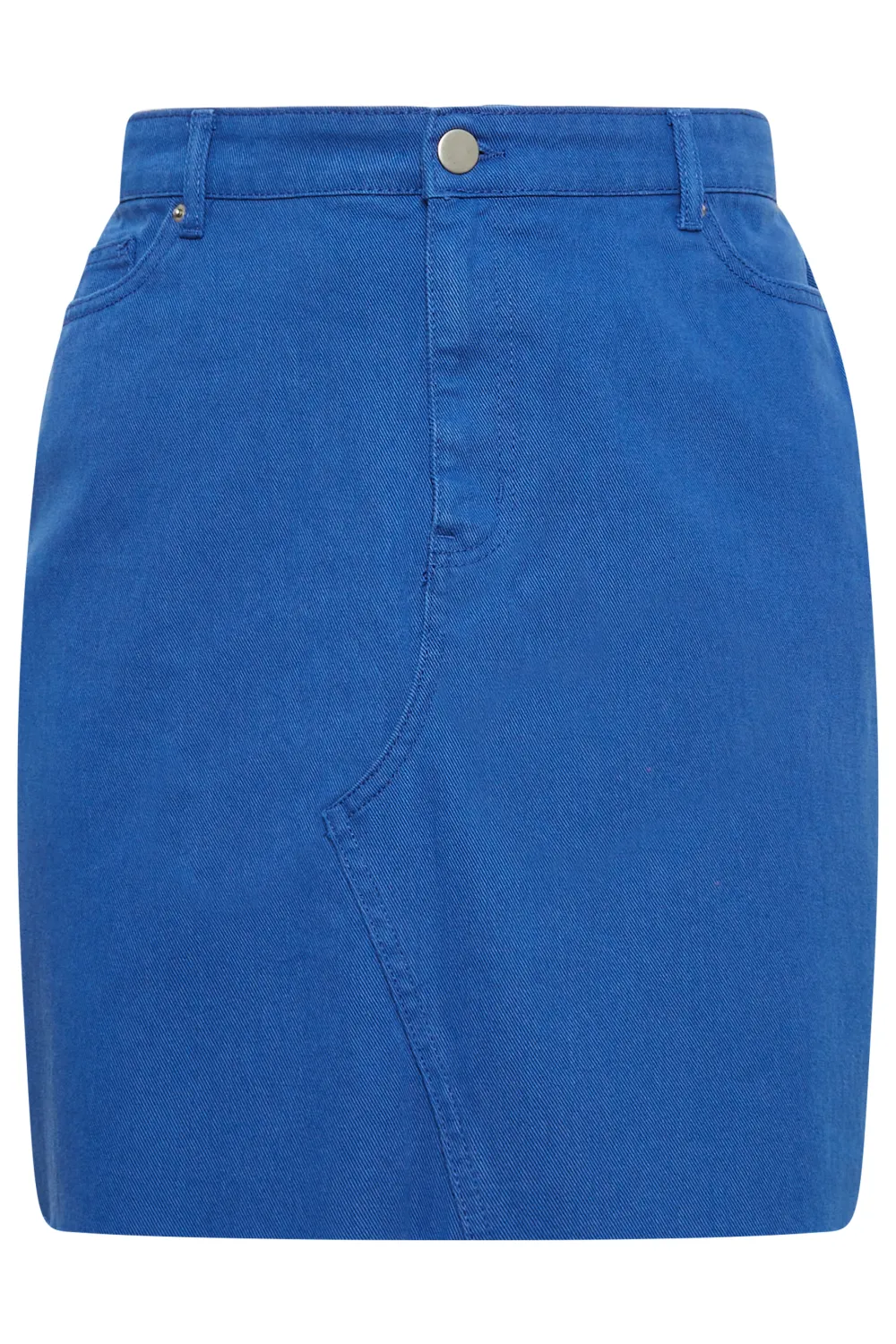 YOURS Curve Cobalt Blue Denim Skirt