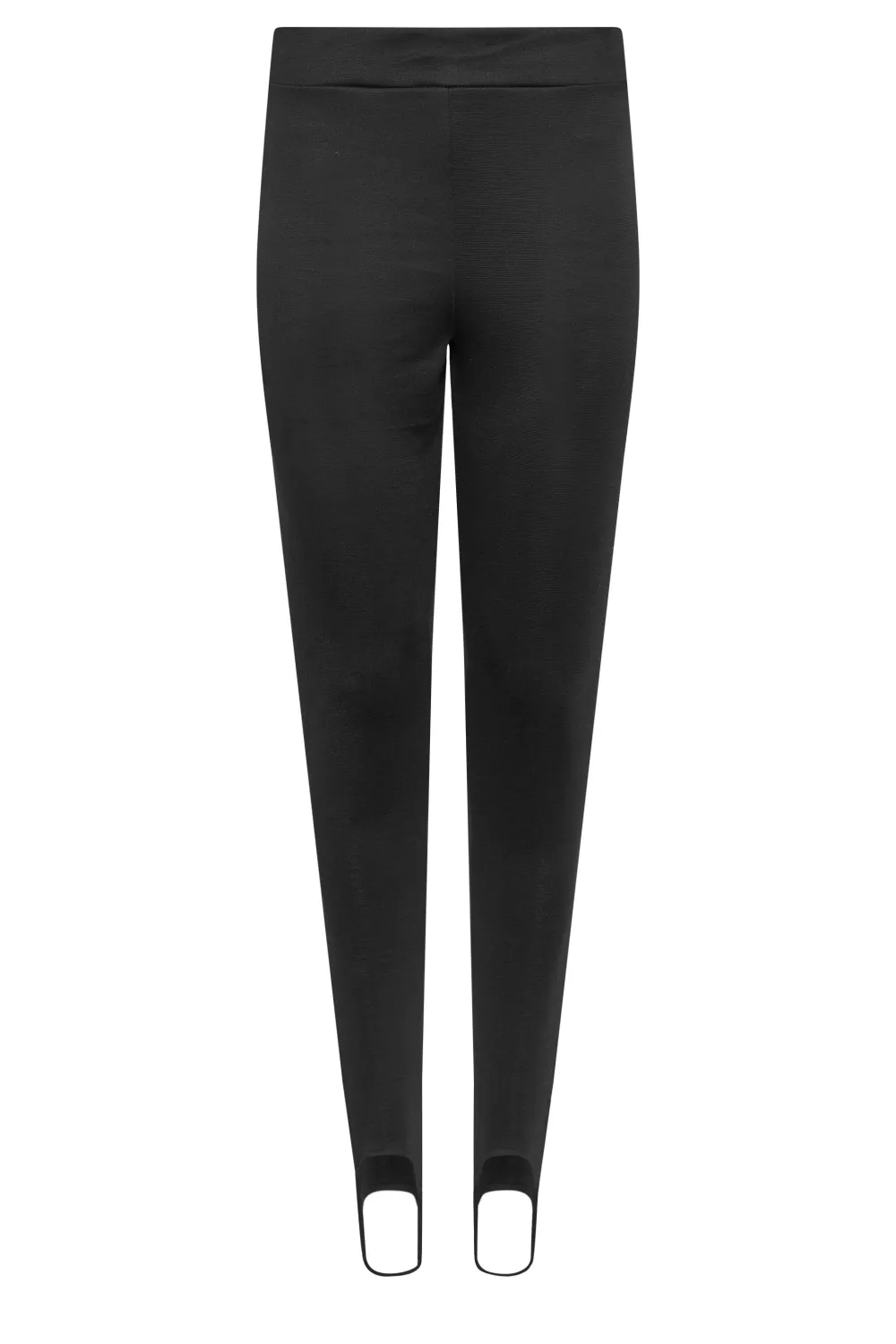 M&Co Black Ponte Stirrup Leggings
