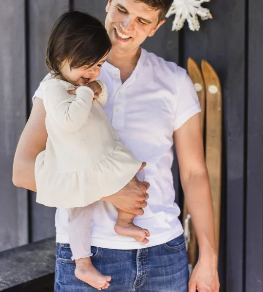 Organic Cotton Ribbed Top and Pants Set