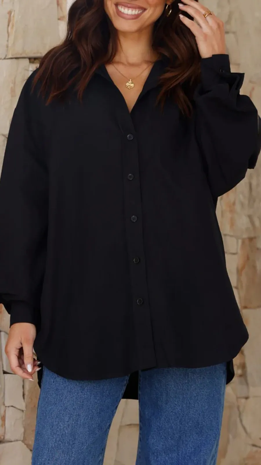 Oversized Button Up Shirt