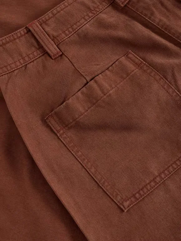 Wide Leg Cropped Trouser