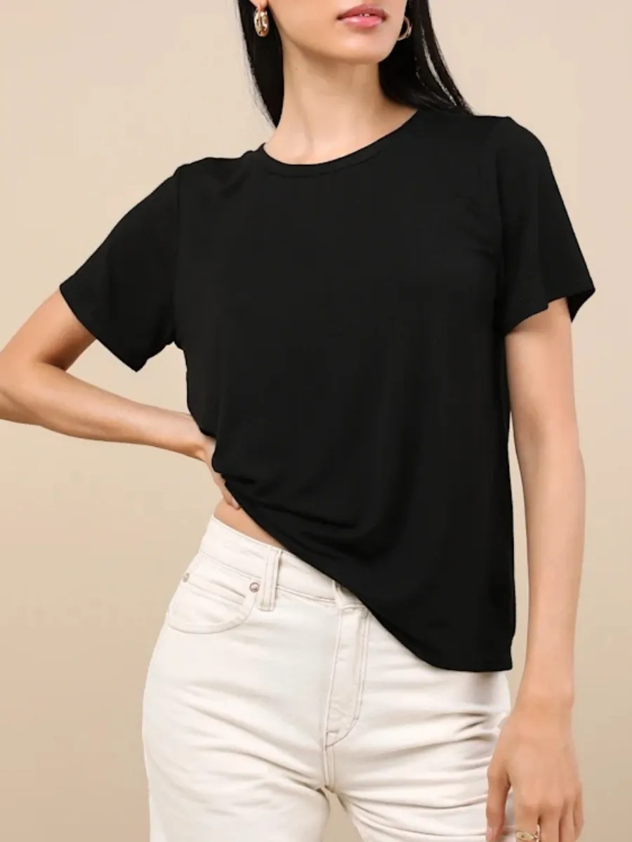 Casual Round Neck T-Shirt