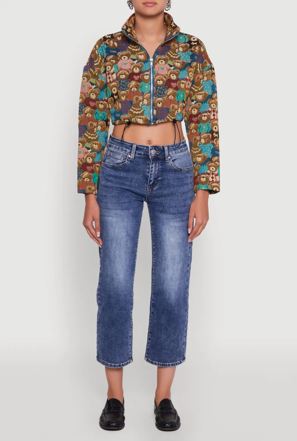 Drawstring Hem Jacket