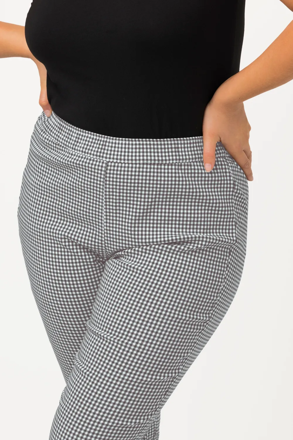 7/8-Bengalinhose Sienna Vichykaro hochelastisch