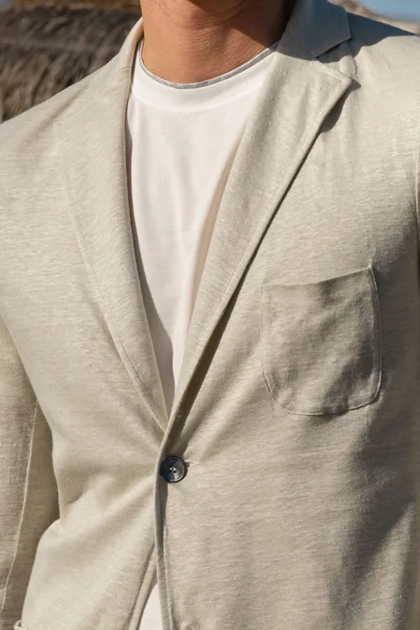Linen Knitted Jacket